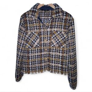 CHARLIE B Multicolor Plaid Blazer